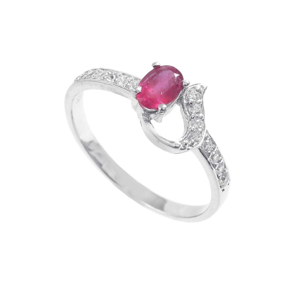 Beautiful Anniversary Gift*Unique gifts for Women* 925 Sterling Silver Ring* Gemstone Ruby